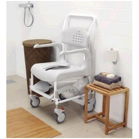 Dušo - tualeto kėdė su ratukais, nuoma