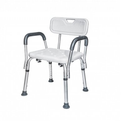 SHOWER CHAIR WITH REMOVABLE ARMRESTS
